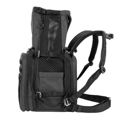 K9 Sport Sack Carrier Backpack in black, designed for safe and comfortable pet travel, perfect dog backpack