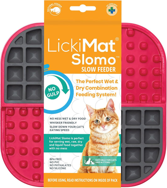 LickiMat Slomo Slow Feeder Bowl for Cats and Small Pet Dogs