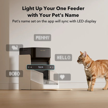 Smart WiFi Automatic Pet Feeder for Cats & Small Dogs