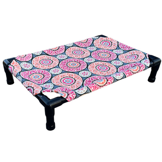 Outdoor Dog Bed Colorful Solarium Pattern 6 Lbs 🛏️