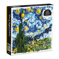 Starry Night Petals 500 Piece Jigsaw Puzzle Galison