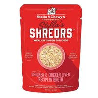 Stella & Chewy's Stella's Shredrs Chicken & Chicken Liver Recipe in Broth Dog Food (2.8oz)