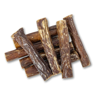 Beef Stuffed Gullet Dog Treats 6 Inch 25 Pack 🦴