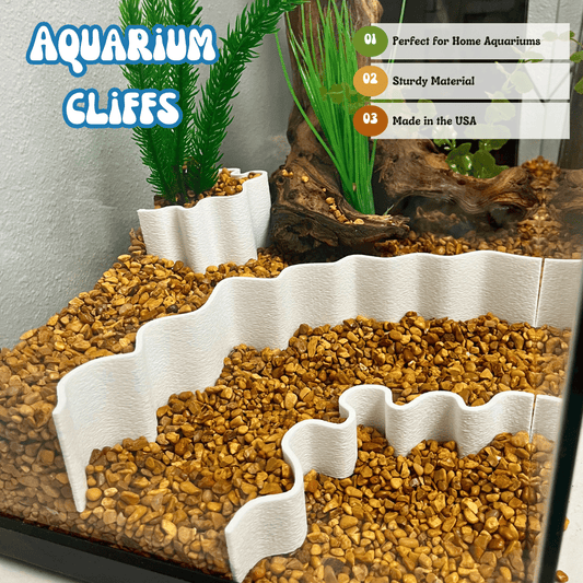 Aquarium or Terrarium Substrate Cliffs Combo Pack | Separate Substrate Layers in Aquariums or Terrariums to Create Cliffs & Depth