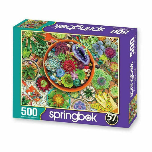Succulent Garden 500 Piece Jigsaw Puzzle Springbok