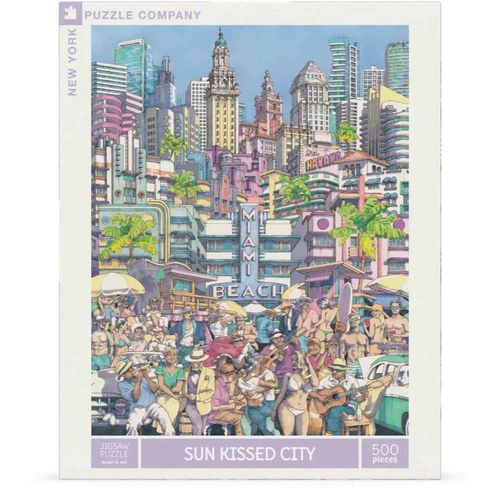 Sun Kissed City 500 Piece Jigsaw Puzzle NYPC