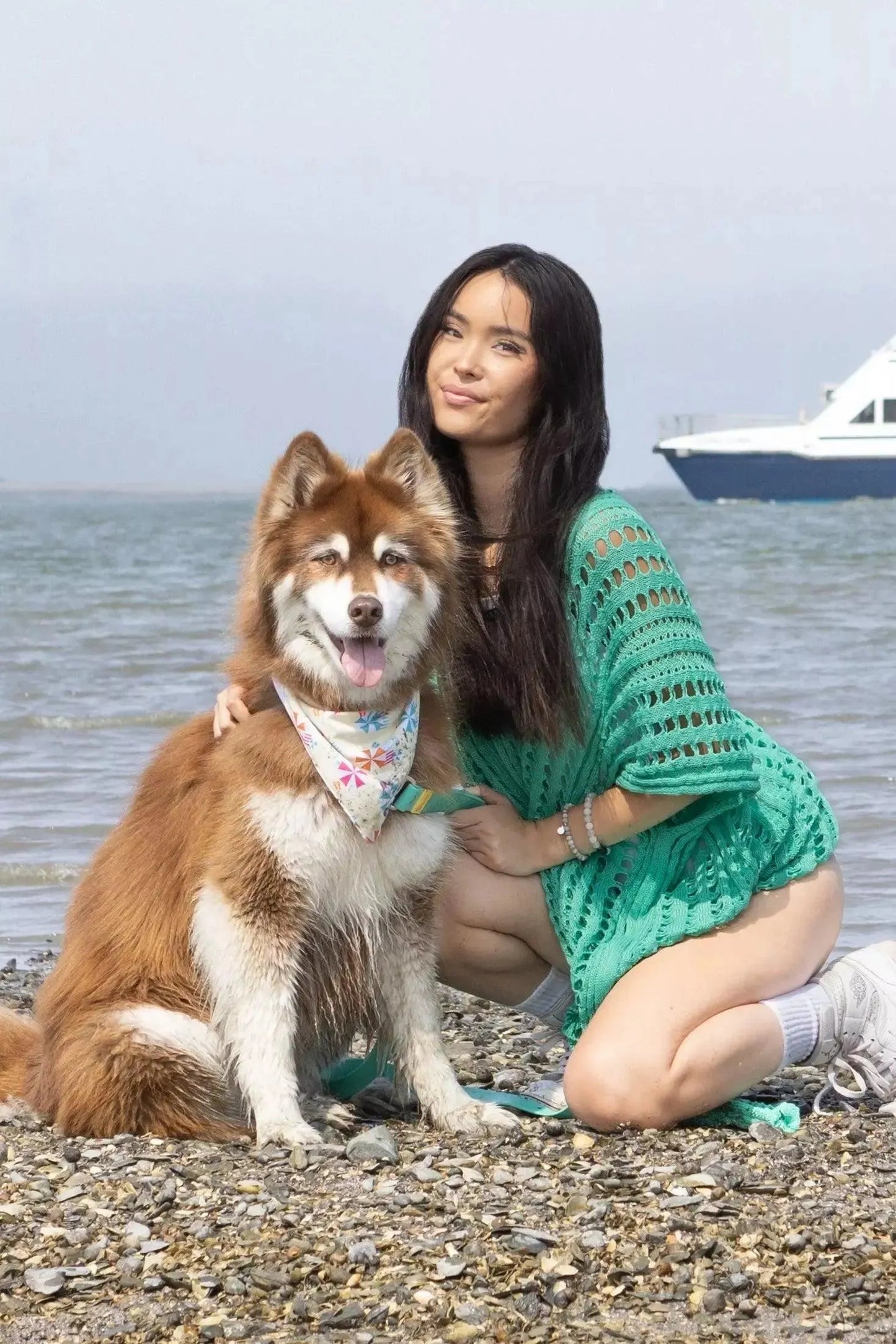 Sun & Shade Dog Bandana & Matching Keychain - Purrfect Pet Kingdom