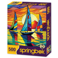 Sunset Sailing 500 Piece Jigsaw Puzzle Springbok