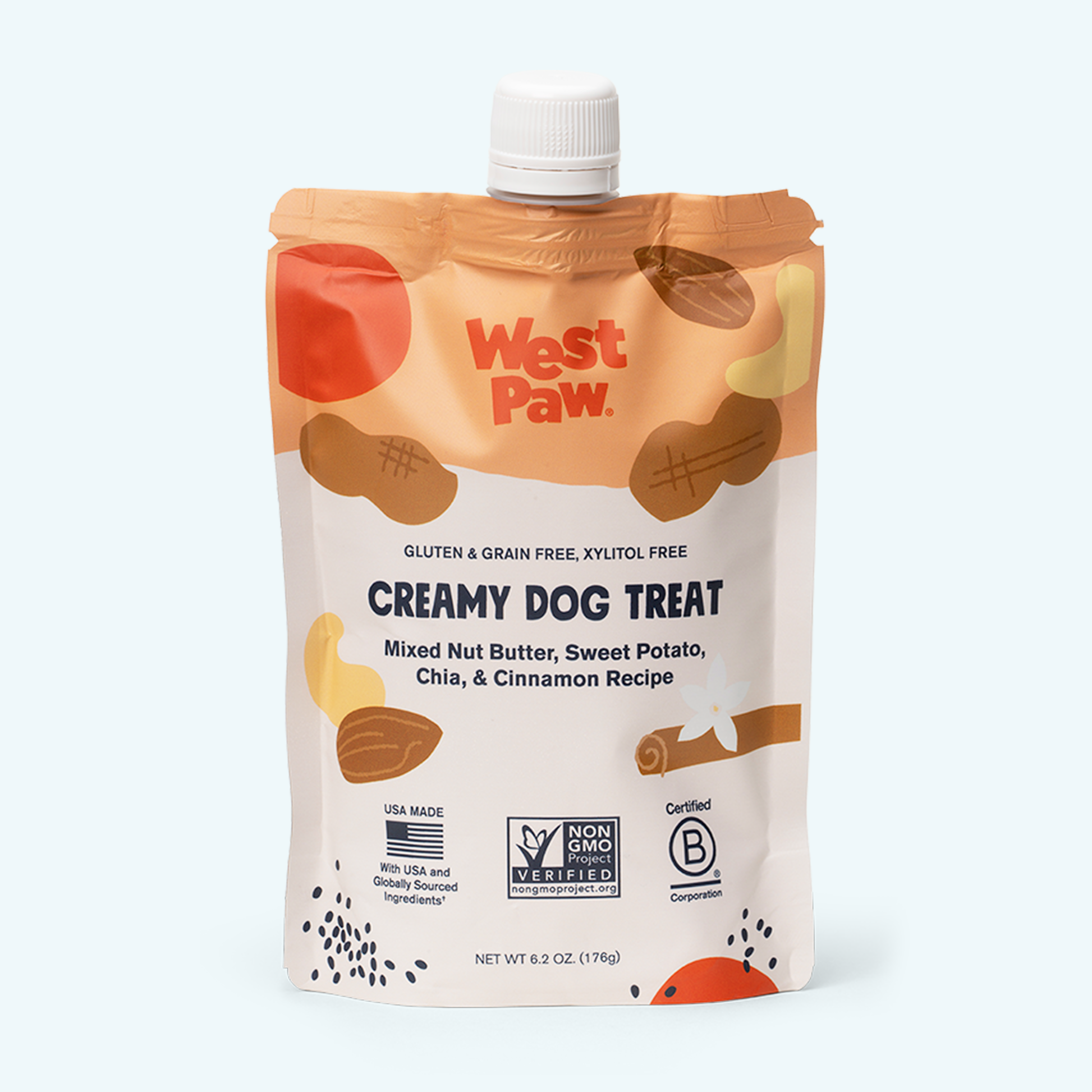 Pet Supply Nut Butter Sweet Potato and Chia Seed for Comfort - main product image for pet supply