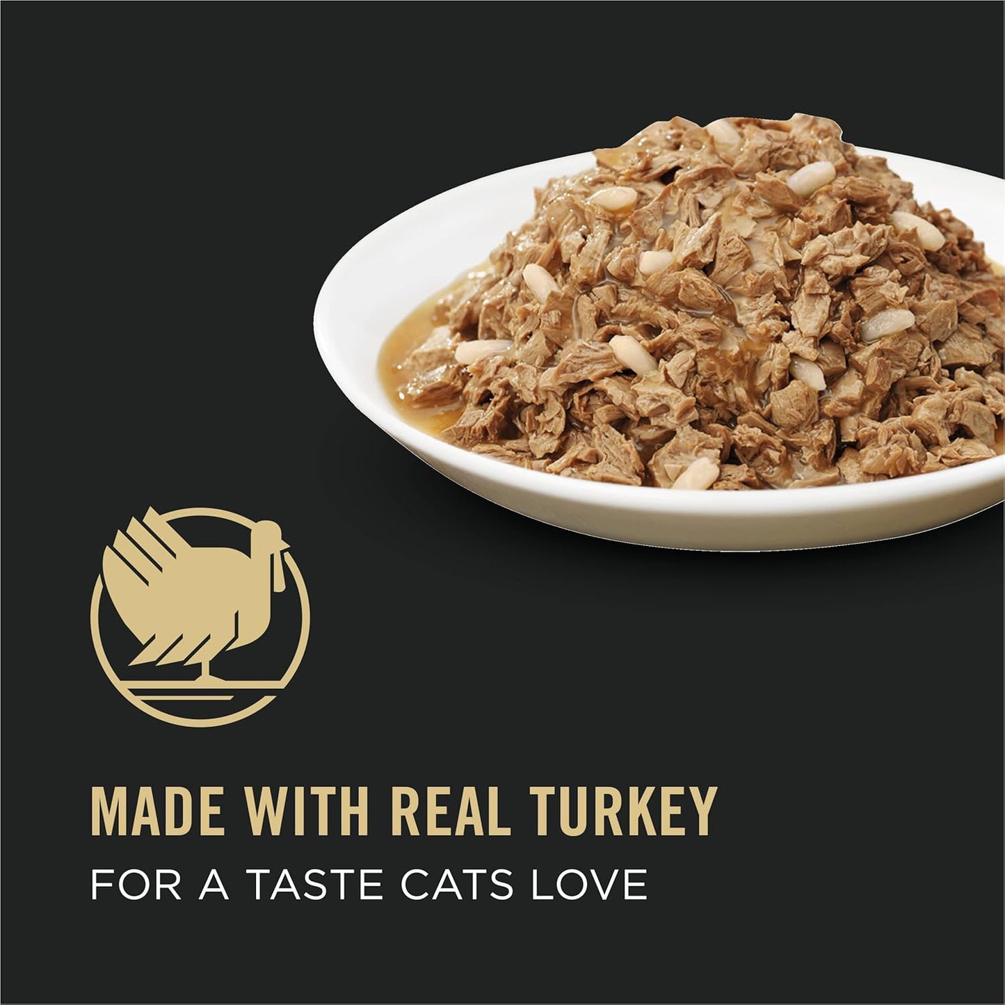 Wet Cat Food - Pro Plan Turkey Rice Gravy 3oz 🦃