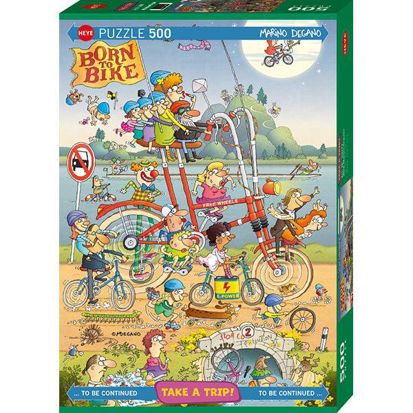 Take a Trip with Marino Degano 500 Piece Jigsaw Puzzle Heye