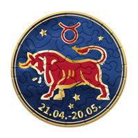 Taurus Zodiac 33 Piece Mini Matchbox Jigsaw Puzzle Curiosi