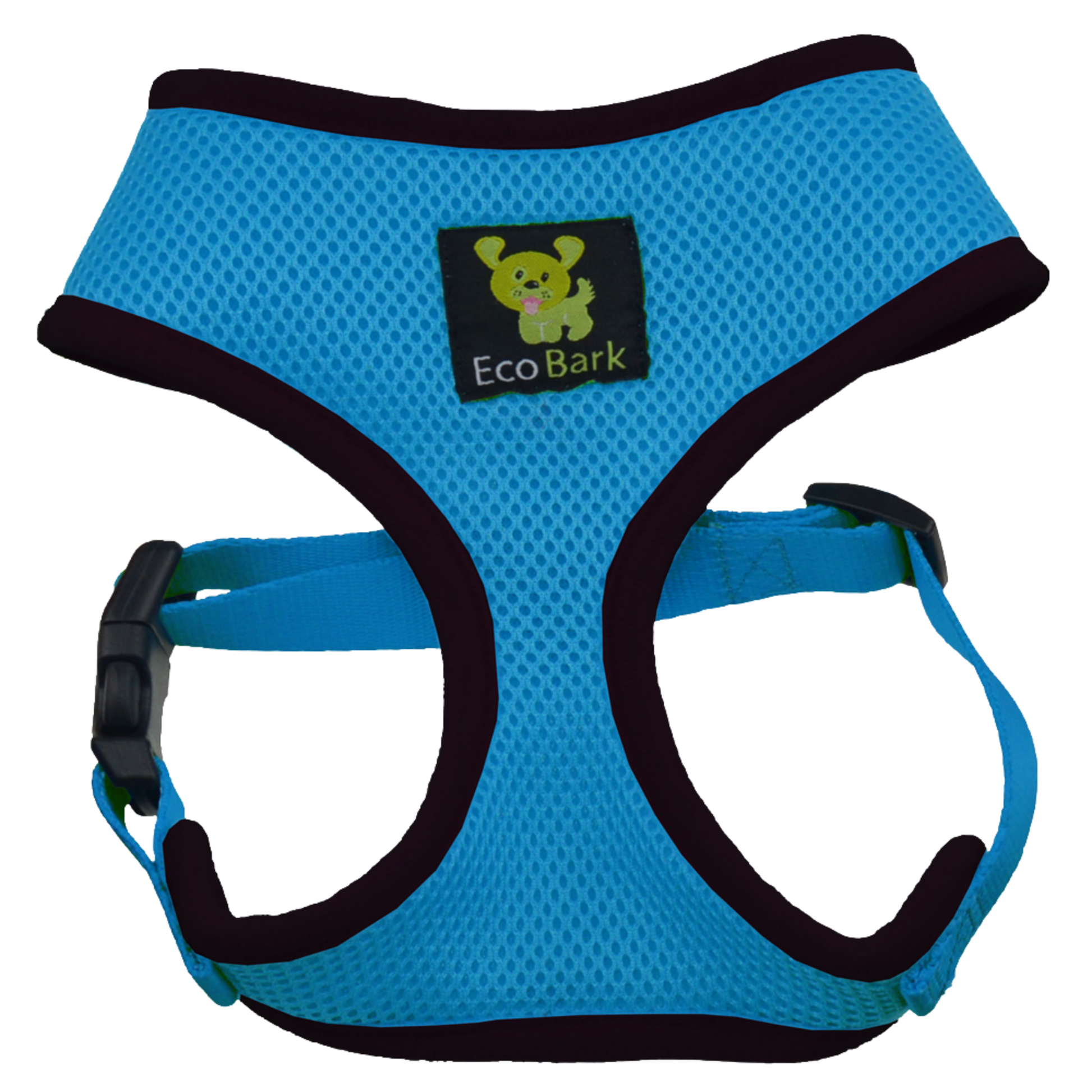 Dog Harness EcoBark Teal Harness Over-the-Head Soft Mesh - main product image for dog harness