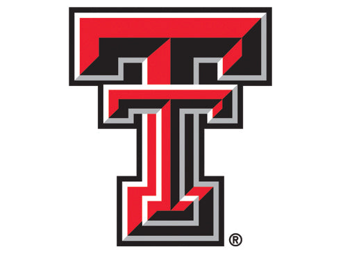 Dog Toy NCAA Texas Tech University Raider Red Knottie Plush - close up product image for dog toy