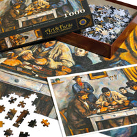The Card Players 1000 Piece Premium Jigsaw Puzzle Art & Fable