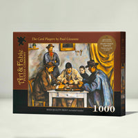 The Card Players 1000 Piece Premium Jigsaw Puzzle Art & Fable
