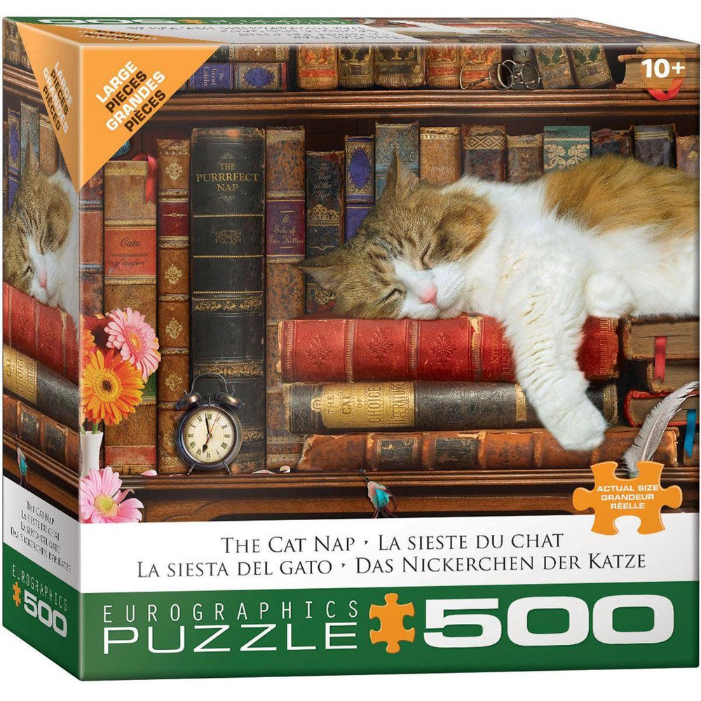 The Cat Nap 500 Piece Jigsaw Puzzle Eurographics