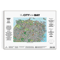 The City By the Bay 1000 Piece Jigsaw Maze Puzzle Galison
