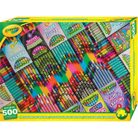 The Colors of Crayola 500 Piece Jigsaw Puzzle Springbok