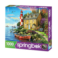 The Cottage Lighthouse 1000 Piece Jigsaw Puzzle Springbok