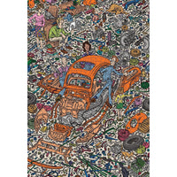 The Exploded Beetle 1000 Piece Jigsaw Puzzle Pomegranate