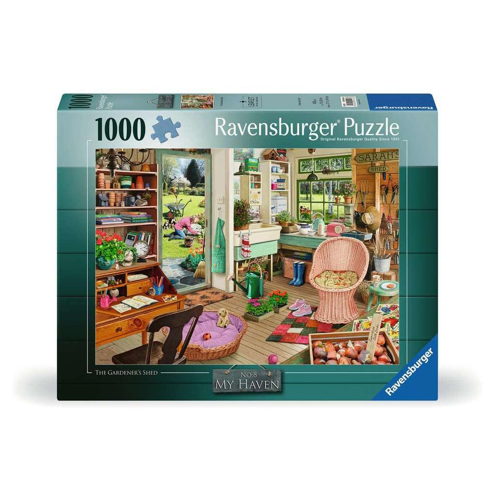 The Gardener's Shed "My Haven" 1000 Piece Jigsaw Puzzle Ravensburger