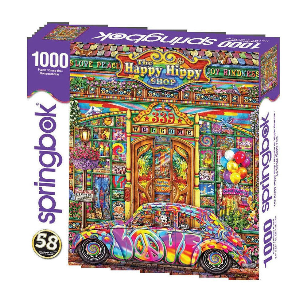 The Happy Hippy Shop 1000 Piece Jigsaw Puzzle Springbok