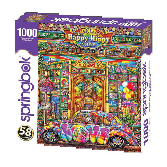 The Happy Hippy Shop 1000 Piece Jigsaw Puzzle Springbok
