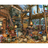 The Hunting Lodge 1000 Piece Jigsaw Puzzle Springbok