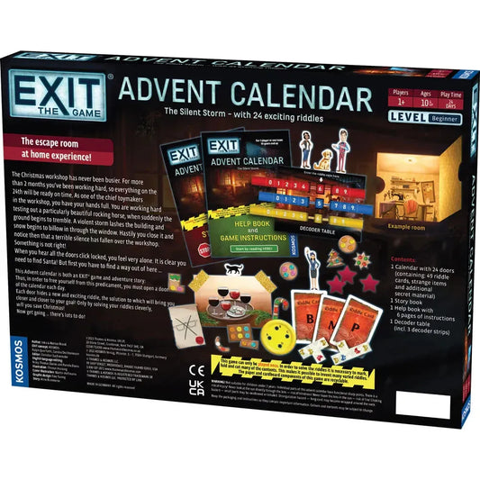 The Silent Storm Advent Calendar - Exit the Escape Room Game - Kosmos