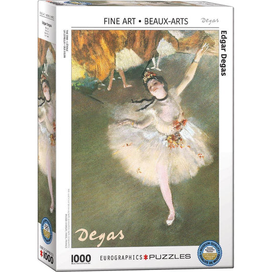 The Star by Edgar Degas 1000 Piece Jigsaw Puzzle Eurographics