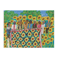 The Sunflower Quilting Bee at Ares 1000 Piece Jigsaw Puzzle Galison
