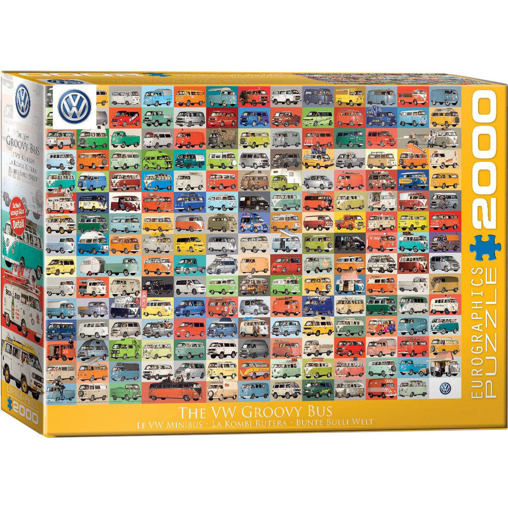 The VW Groovy Bus 2000 Piece Jigsaw Puzzle Eurographics
