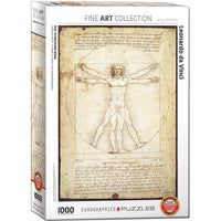 The Vitruvian Man 1000 Piece Jigsaw Puzzle Eurographics