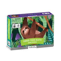 Three-Toed Sloth 48 Piece Mini Jigsaw Puzzle Mudpuppy