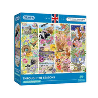 Through the Seasons 1000 Piece Jigsaw Puzzle Gibsons