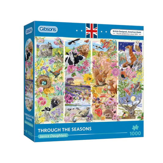 Through the Seasons 1000 Piece Jigsaw Puzzle Gibsons