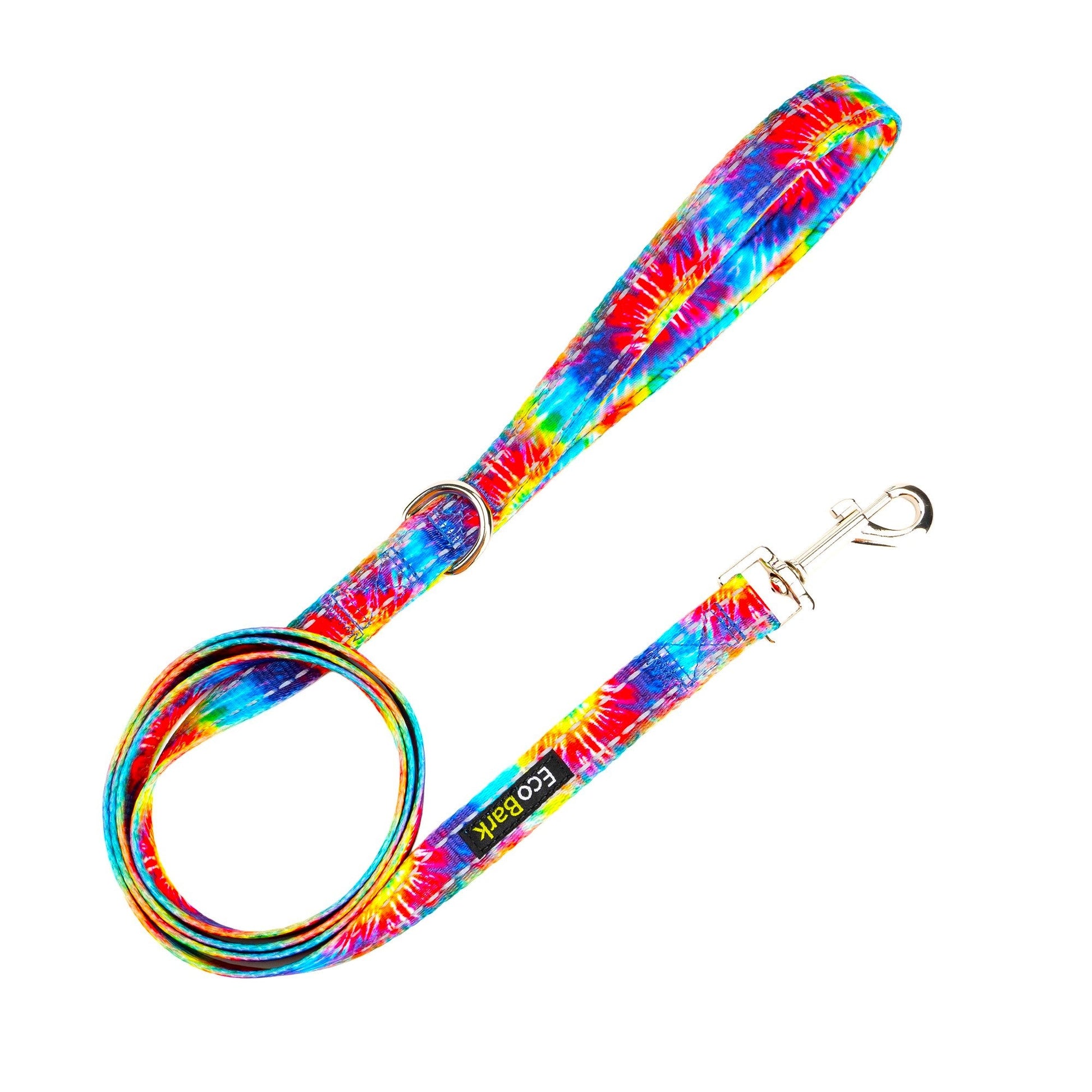 Dog Leash Tie Dye Leash by EcoBark Padded Comfort Grip Essen - gallery product image for dog leash