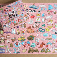 Tit's a Puzzle 1000 Piece Jigsaw Puzzle Sleazy Greetings