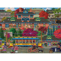 Trolley Station 275 Large Piece Jigsaw Puzzle Cobble Hill