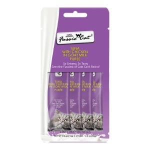 Fussie Cat Tuna with Chicken in Goat Milk Puree Cat Treats