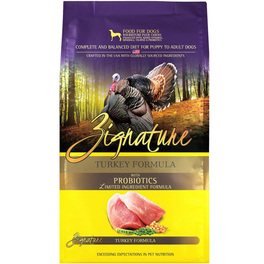 Zignature Turkey Formula Dry Dog Food for All Life Stages 25lb