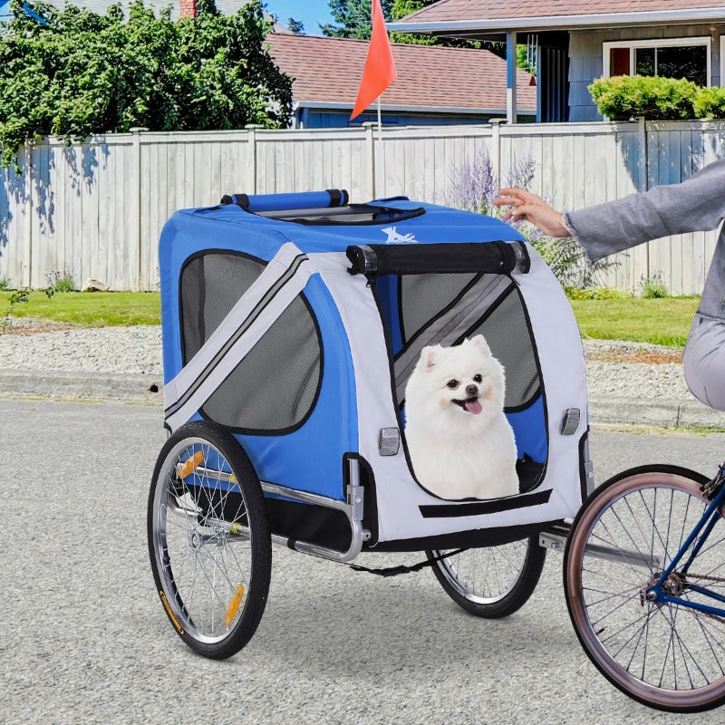 Bike Trailer Cargo Cart for Dogs and Pets - Purrfect Pet Kingdom