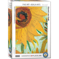 Twelve Sunflowers (Detail) 1000 Piece Jigsaw Puzzle Eurographics