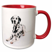 3dRose Florene Dog - Majestic Dalmation Portrait - Mugs (mug_49310)