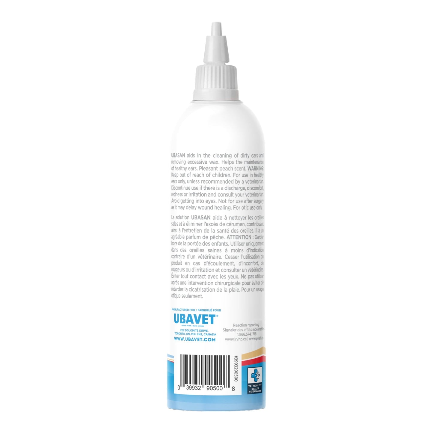 UBAVET Ubasan Ear Cleansing Solution for Dogs & Cats – (4 fl oz / 120ml) - Purrfect Pet Kingdom