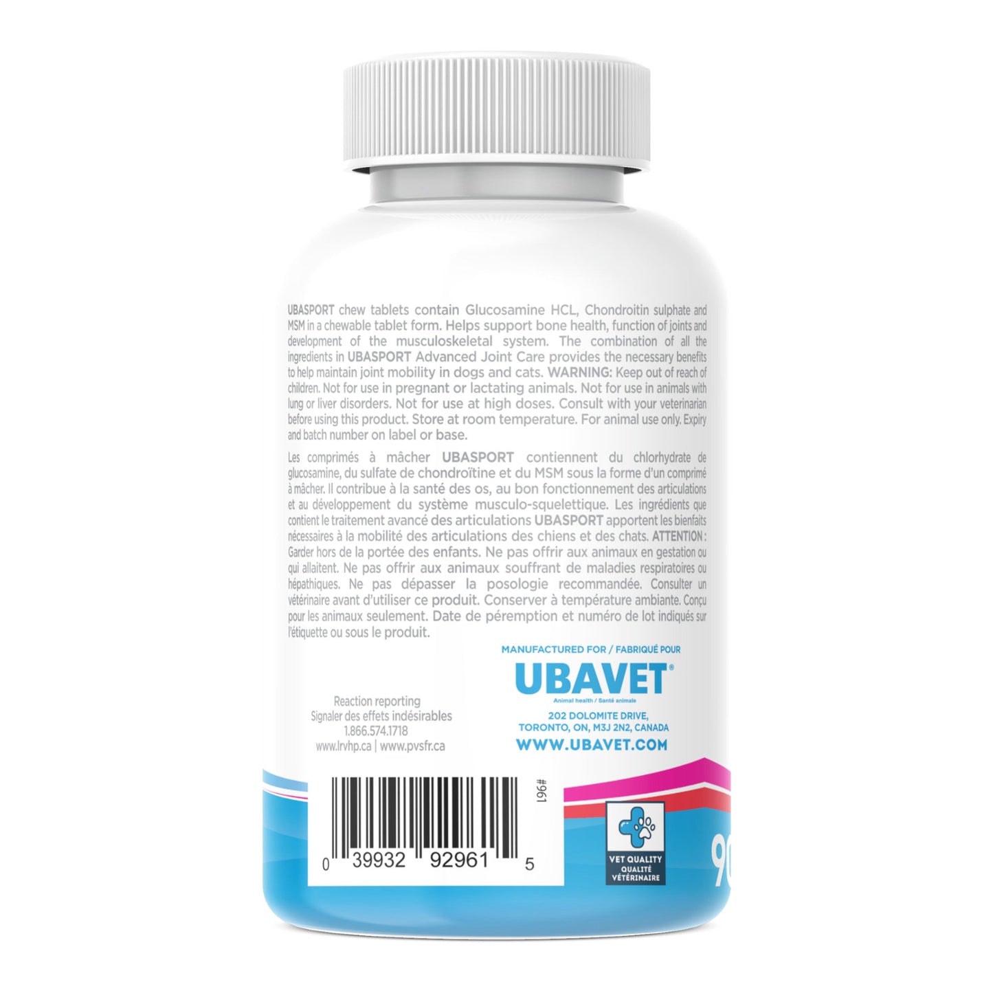 UBAVET UBASPORT Advanced Joint Care Tablets for Dogs & Cats - Purrfect Pet Kingdom