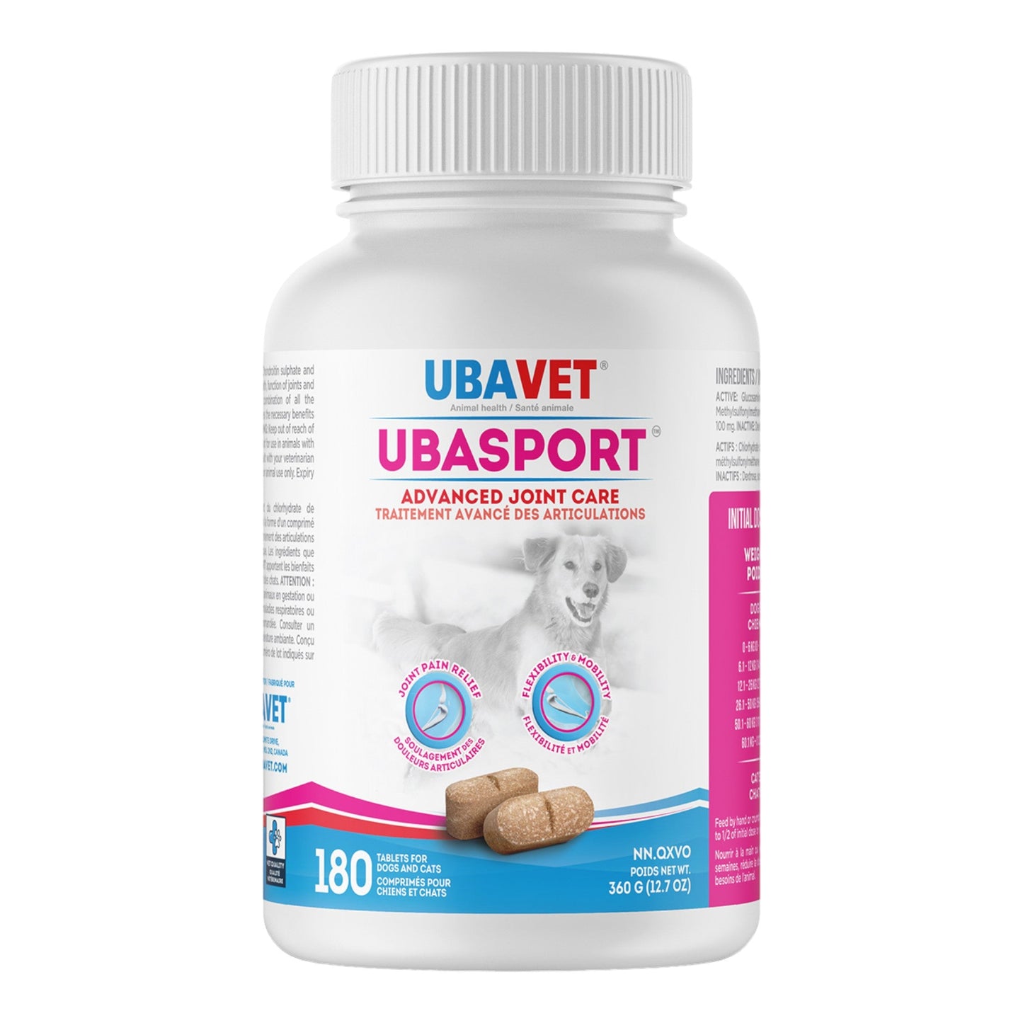UBAVET UBASPORT Advanced Joint Care Tablets for Dogs & Cats - Purrfect Pet Kingdom