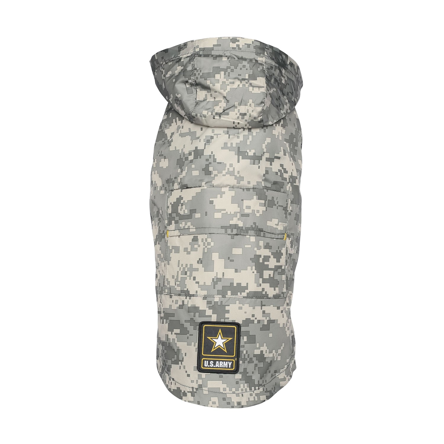US Army Packable Dog Raincoat - Camo - GF Pet.us
