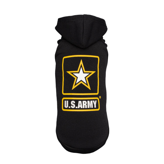Us Army Hooded Dog Fleece Black Dog Apparel Premium Pet - main product image